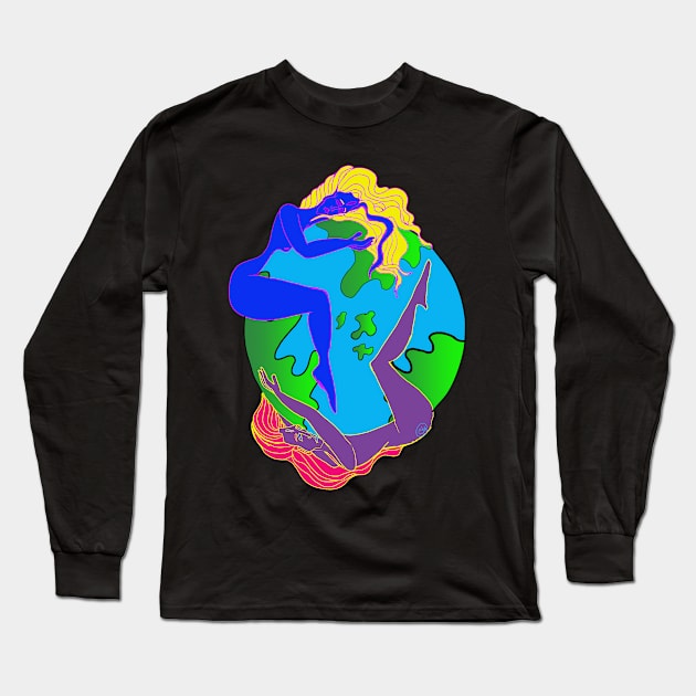 Earth Huggers Long Sleeve T-Shirt by charleyllama